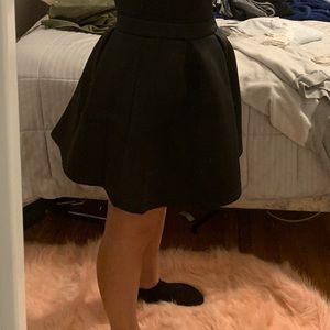 Black skater skirt